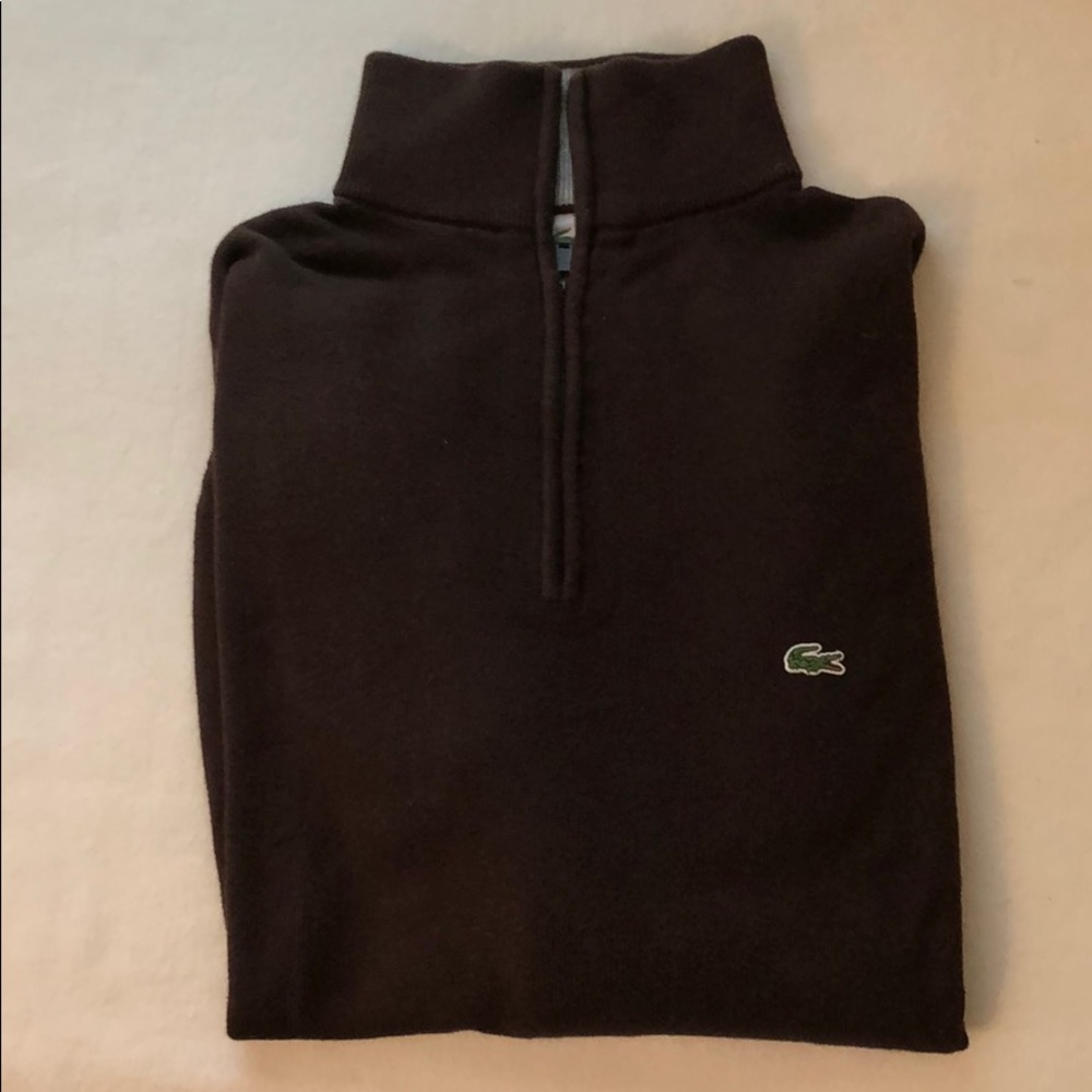 Lacoste half zip pull over